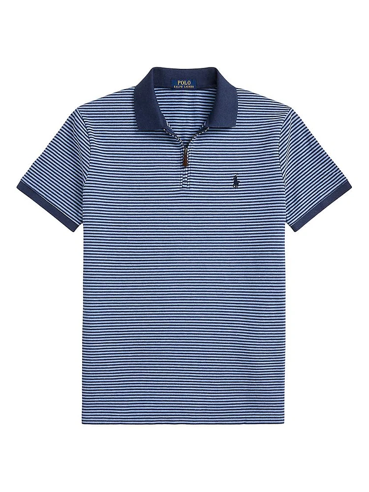 Stretch-Mesh Polo Shirt