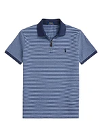 Stretch-Mesh Polo Shirt