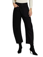 Shon Mid-Rise Crop Jeans