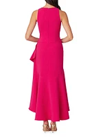 Verena Ruffled High-Low Maxi Dress