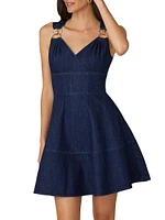 Presley Denim Ring Minidress