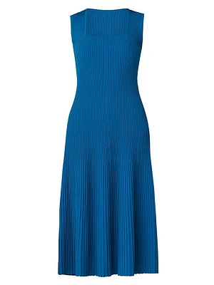 Adley Rib-Knit Midi-Dress