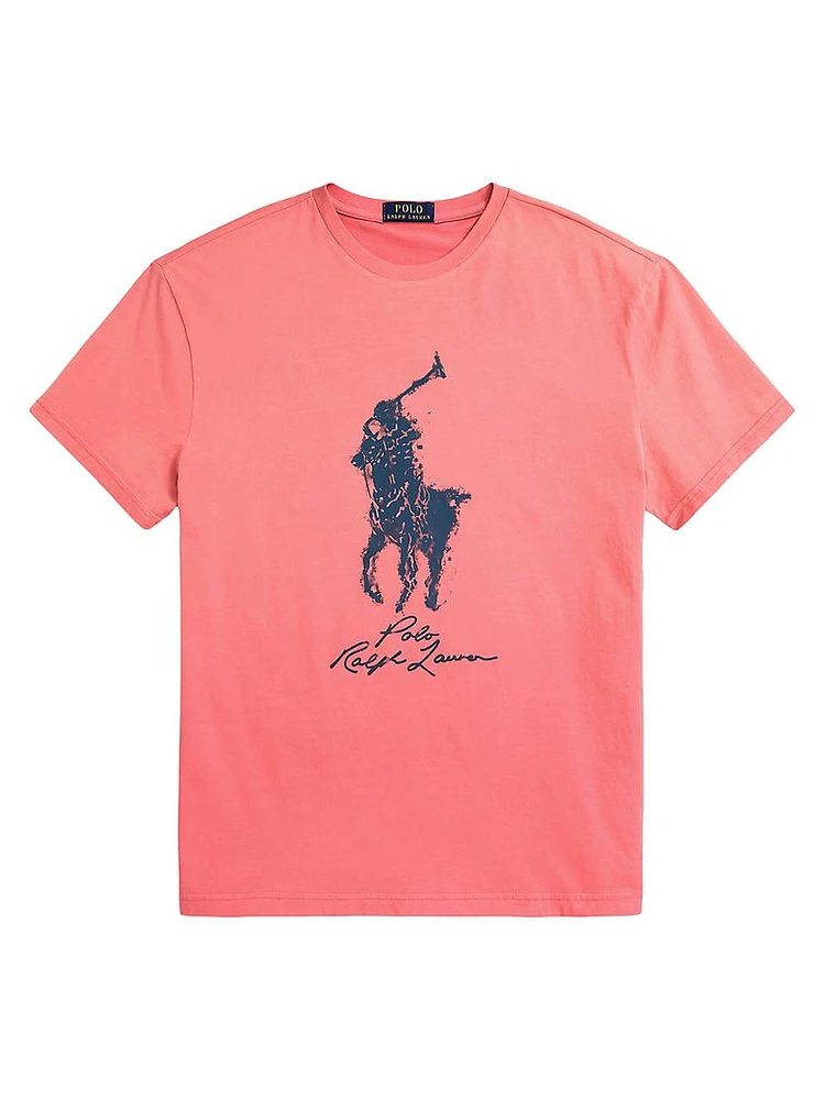 Pony Jersey Crewneck T-Shirt