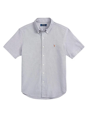 Classic Oxford Short-Sleeve Sport Shirt