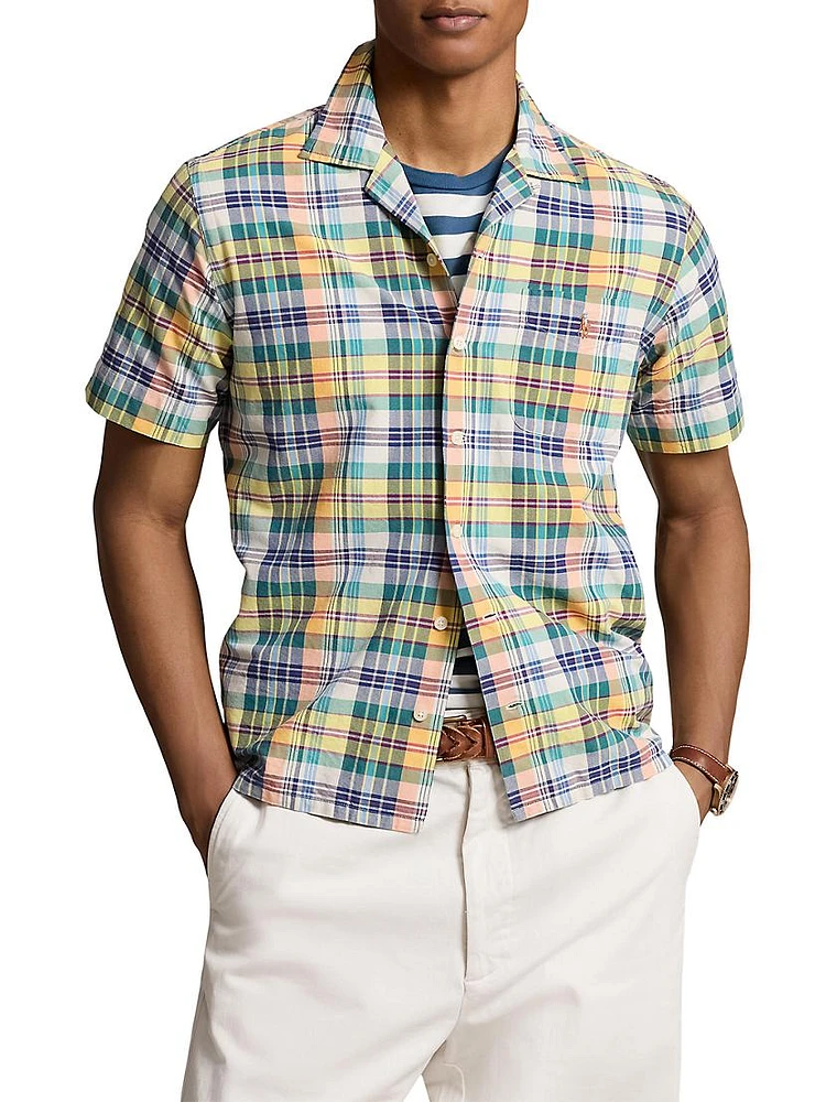 Classic Oxford Short-Sleeve Sport Shirt