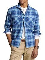 Printed Flannel Sport Shirt