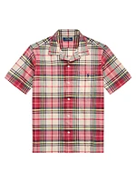 Madras Short-Sleeve Sport Shirt