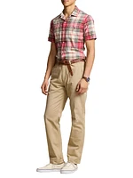 Madras Short-Sleeve Sport Shirt