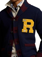 Varsity Wool-Blend Cardigan