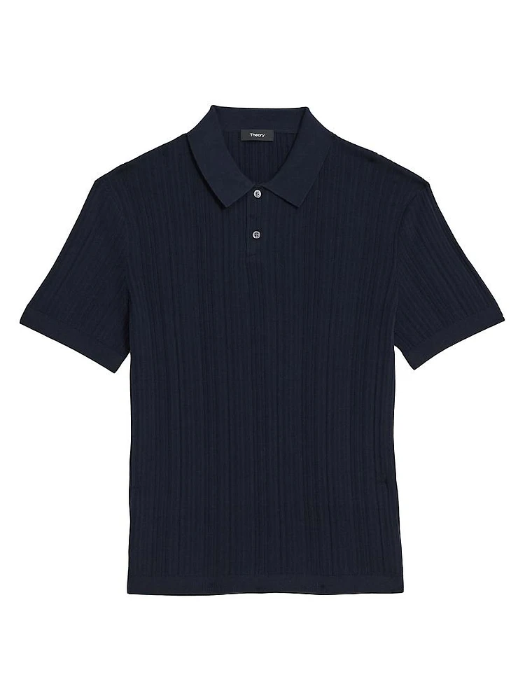 Damian Tactile Cotton Polo Shirt