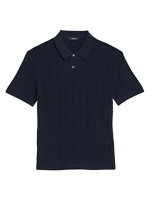 Damian Tactile Cotton Polo Shirt