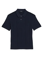 Damian Tactile Cotton Polo Shirt