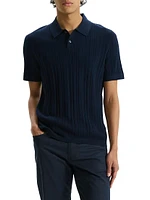 Damian Tactile Cotton Polo Shirt