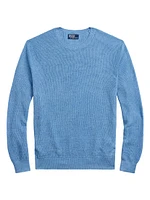 Linen Knit Crewneck Sweater