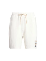 Polo Bear Embroidered Jersey Shorts