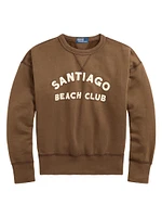 Santiago Beach Club Cotton-Blend Sweatshirt