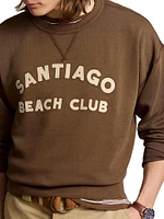 Santiago Beach Club Cotton-Blend Sweatshirt