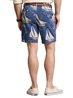 Printed Rustic Twill Shorts