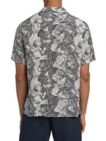 Irving Linear Floral Camp Shirt