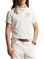 Mesh Short-Sleeve Polo Shirt