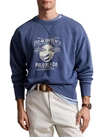 Cotton-Blend Crewneck Sweatshirt