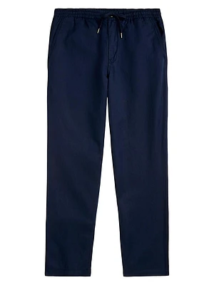 Linen-Blend Prepster Flat Front Pants