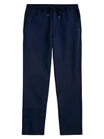 Linen-Blend Prepster Flat Front Pants