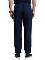 Linen-Blend Prepster Flat Front Pants