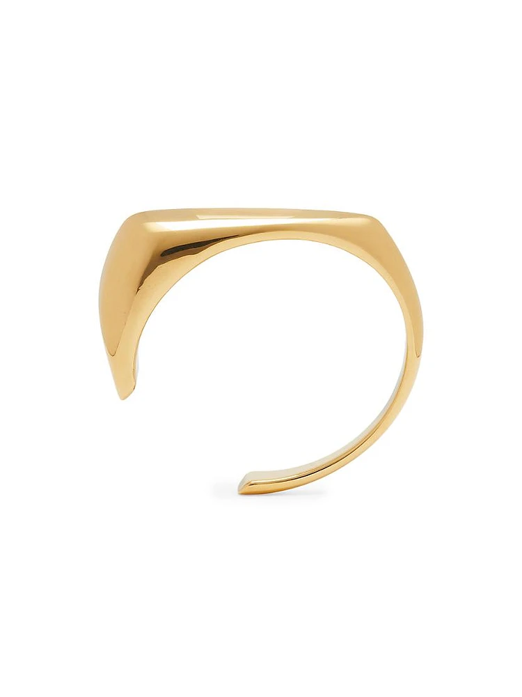 Goldtone Claw Cuff