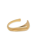 Goldtone Claw Cuff