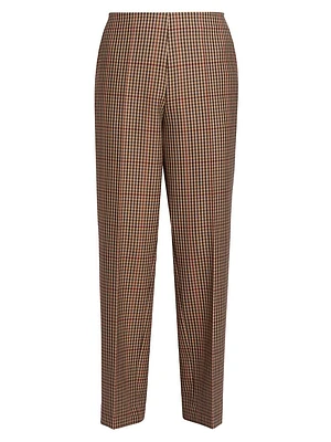 Prati Plaid Wool Pants