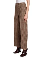 Prati Plaid Wool Pants