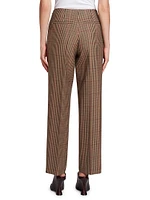 Prati Plaid Wool Pants