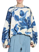 Hannett Floral Bubble Sweater