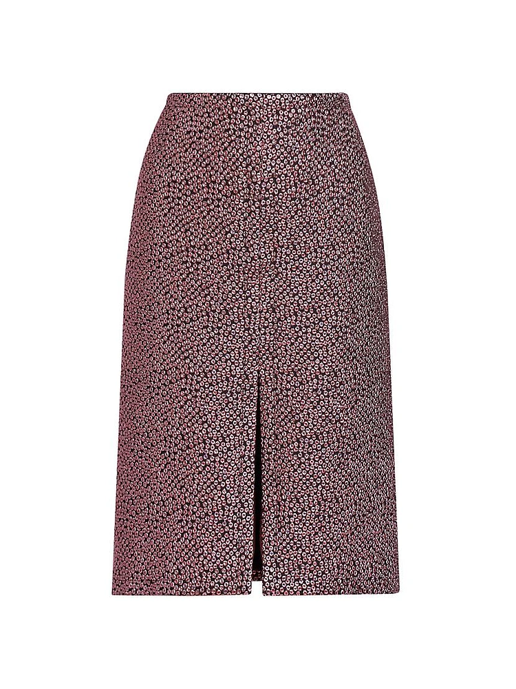 Shelda Textured Metallic Skirt