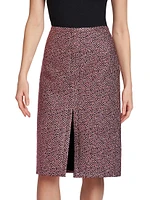 Shelda Textured Metallic Skirt