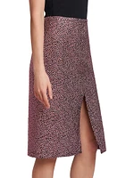 Shelda Textured Metallic Skirt