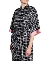 Doralia Printed Silk Shirtdress