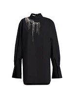 Corso Rhinestone Cotton Tunic Shirt