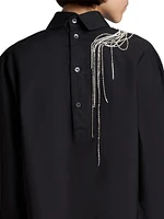 Corso Rhinestone Cotton Tunic Shirt