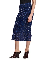 Homoa Polka Dot Mesh Skirt