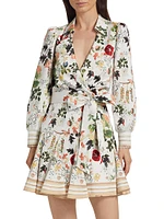 Alisa Wrap Godet Shirtdress