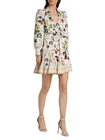 Alisa Wrap Godet Shirtdress