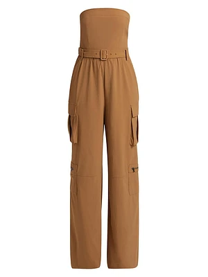 Sachiko Strapless Cargo Jumpsuit