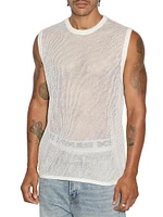 Networth Cotton Mesh Tank Top