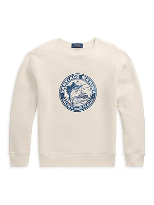 Little Boy's & Marlin Club Crewneck Sweatshirt