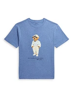 Little Boy's & Polo Bear Crewneck T-Shirt