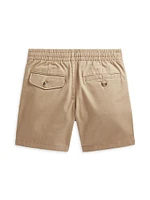 Little Boy's & Cotton Flat Front Shorts