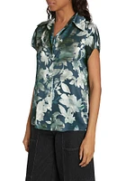 Shimmer Lake Silk Blouse