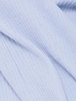 Rib-Knit Cotton Tee